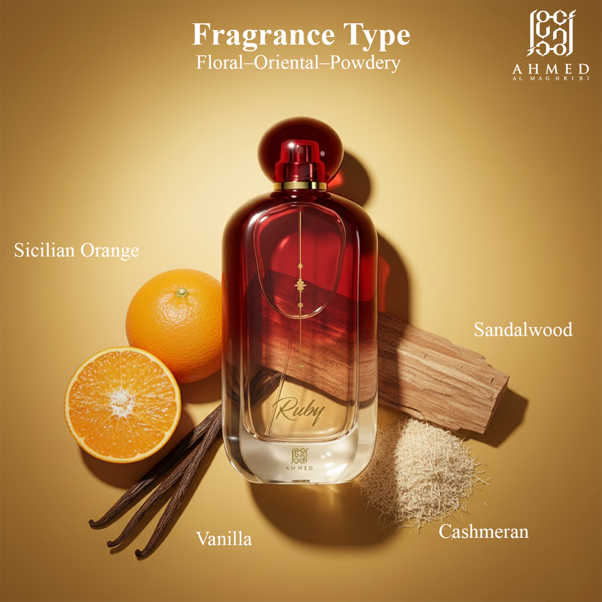 Black Fume perfume bottle on dark rocks
