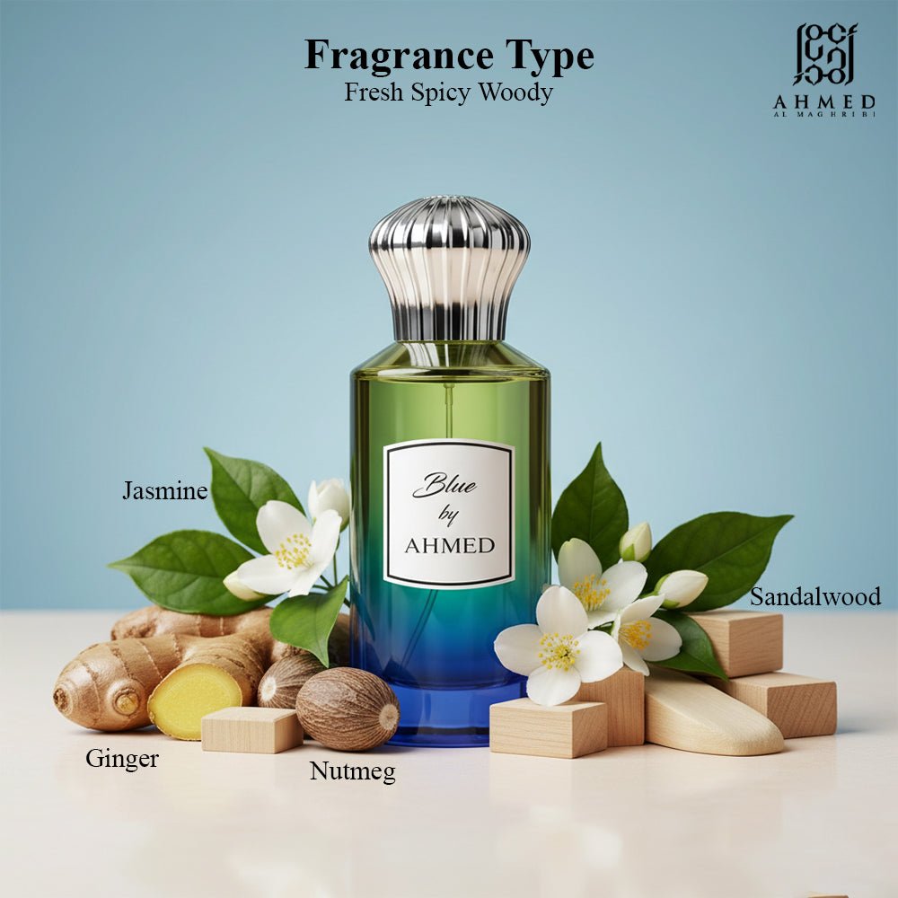 Blue Perfume Bottle