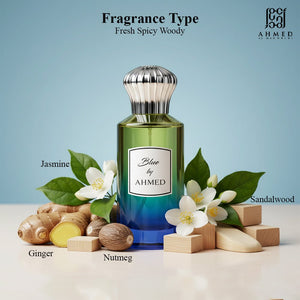 Blue Perfume Bottle