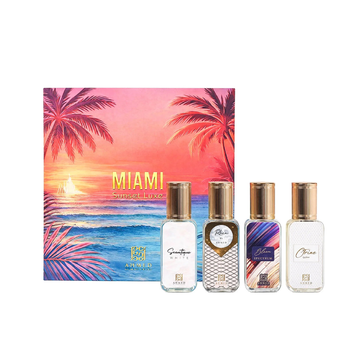 Miami Sunset Luxe (4 x 15ml) - Ahmed Al Maghribi - Fragrance Forte